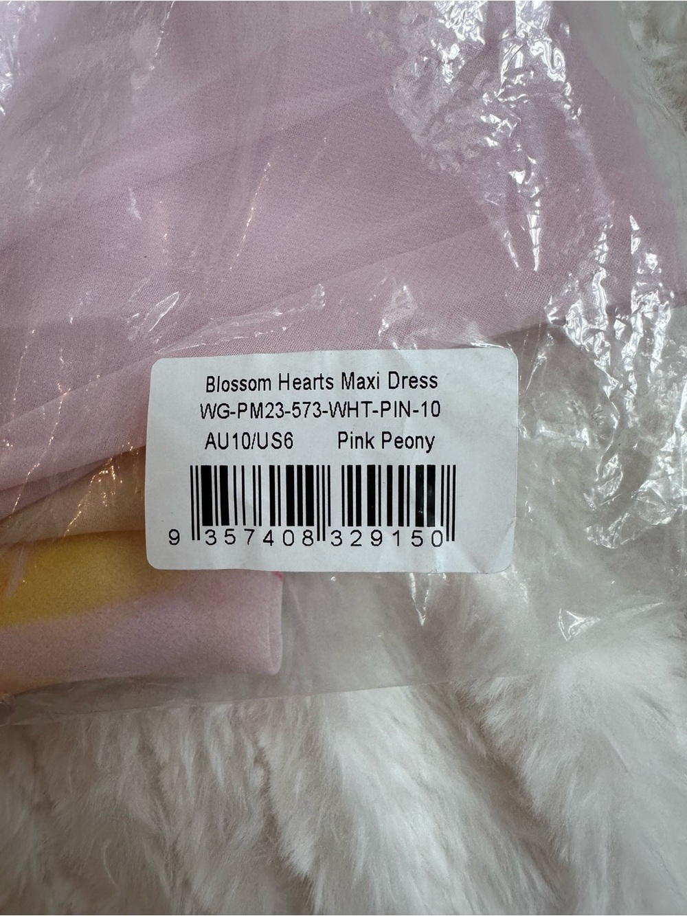 NWT Peppermayo Blossom Hearts Maxi Dress in Pink Peony - Picture 8 of 9
